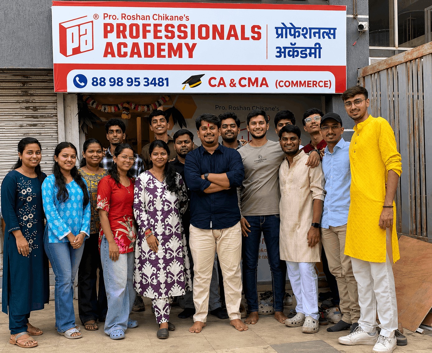 Professionals Academy classroom